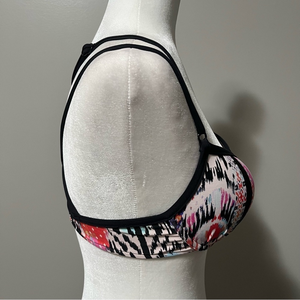 Seafolly Beach Gypsy Scuba Bikini Set Hipster Bottom Lightly Padded Top - Picture 9 of 16